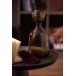 Bouteille décorative avec bouchon en verre marron 14x14x33 cm Bouteille décorative avec bouchon en verre marron 14x14x33 cm