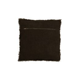 Coussin carré en polyester vert 45x45cm