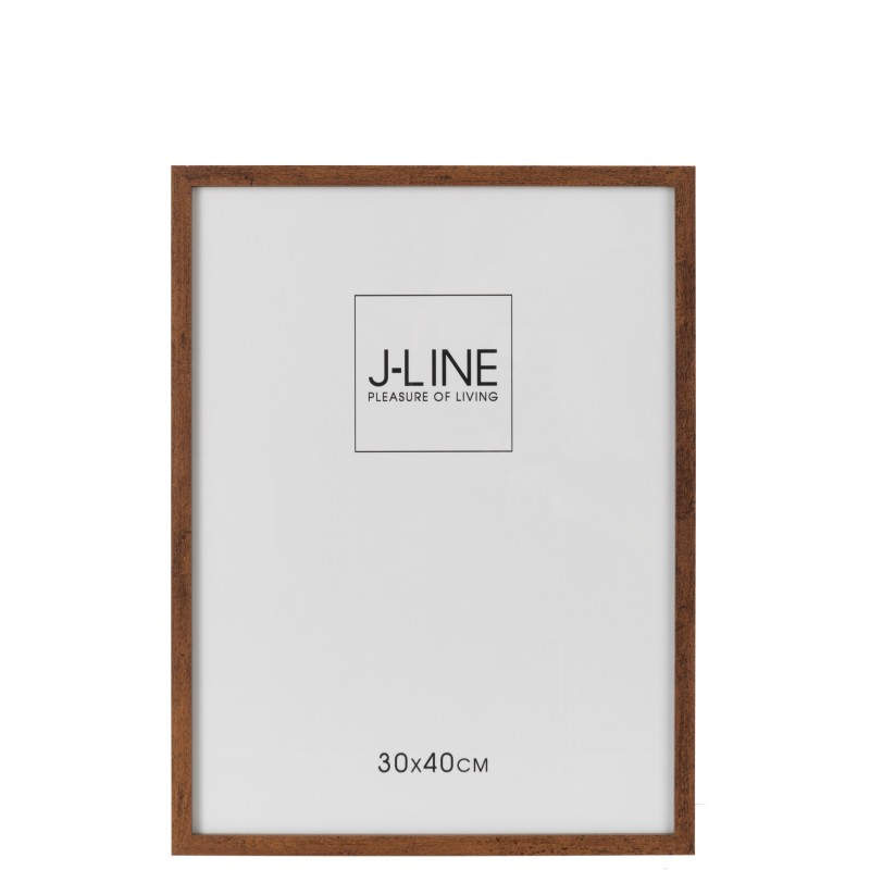 Cadre photo en bois marron 32x2x42 cm