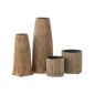 Cache-pot rond en céramique marron 14.5x14.5x15.5 cm Cache-pot rond en céramique marron 14.5x14.5x15.5 cm