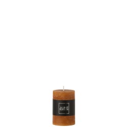 Bougie cylindrique caramel L5xl5xH7cm