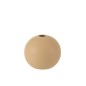 Vase boule en céramique beige D18cm Vase boule en céramique beige D18cm