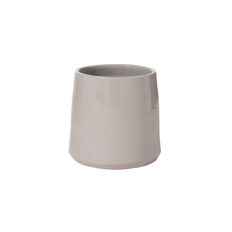 Vaso cerâmica cinzenta 29x29x26 cm