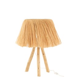 Lampe Bahamas en bois naturel 30x30x51 cm