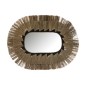 Miroir ovale en verre naturel/noir 115x4x90 cm Miroir ovale en verre naturel/noir 115x4x90 cm