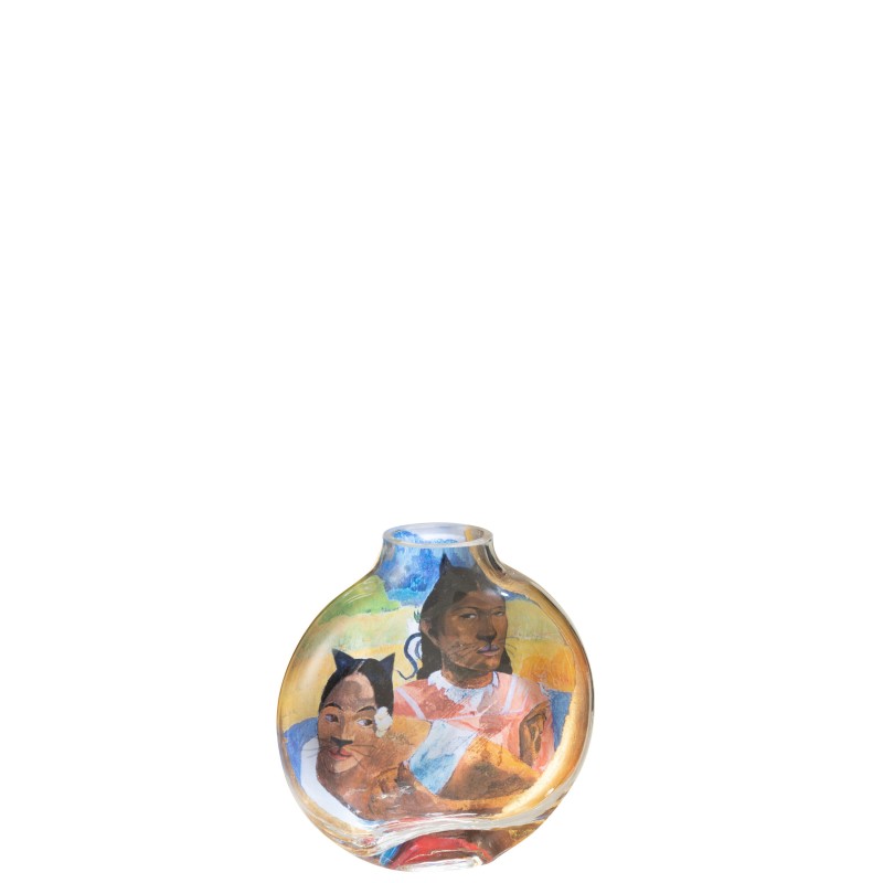 Vase les chartistes en céramique multicolore 14.5x4x15 cm Vase les chartistes en céramique multicolore 14.5x4x15 cm