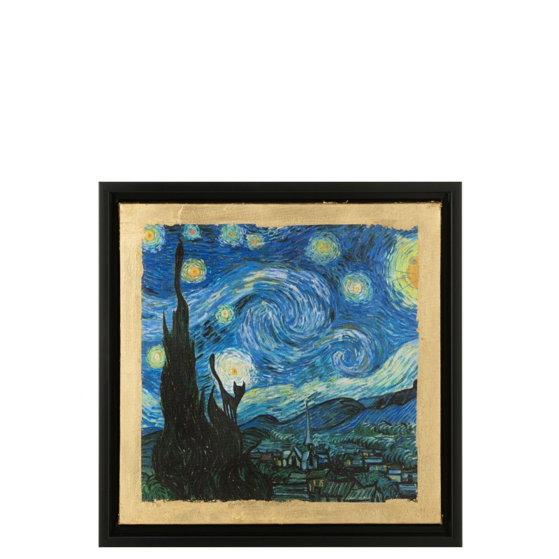 Tableau les chartistes en toile multicolore 34x4x34 cm Tableau les chartistes en toile multicolore 34x4x34 cm