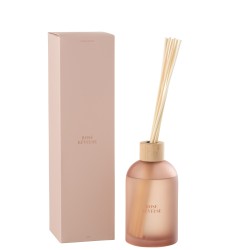 Diffusore di essenze «Rose Rêveuse» 500ml in vetro 9.5x9.5x35.5 cm