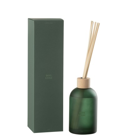 Difusor de esencias «Bosque Helado» 500ml en vidrio 9.5x9.5x35.5 cm