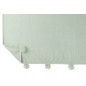 Coperta con pompon in poliestere verde chiaro 173x126 cm Coperta con pompon in poliestere verde chiaro 173x126 cm
