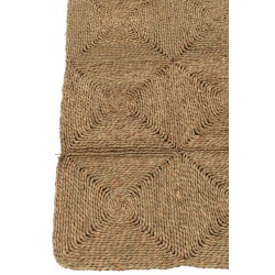 Tapis carrés en plastique naturel 153x122x1.5 cm