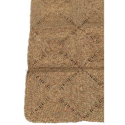 Tapis carrés en plastique naturel 153x122x1.5 cm