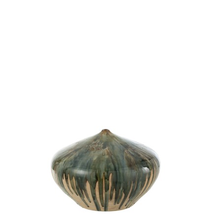 Vase peint en céramique 36x36x23 cm