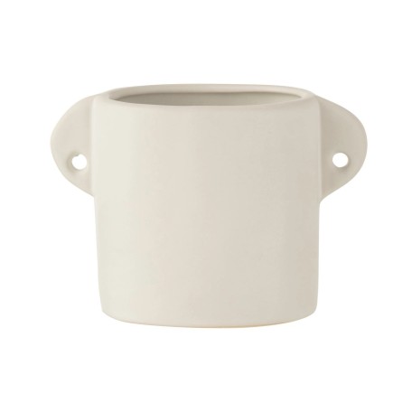 Pot en céramique blanc 16.5x8.5x11.5 cm