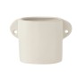 Pot en céramique blanc 16.5x8.5x11.5 cm Pot en céramique blanc 16.5x8.5x11.5 cm
