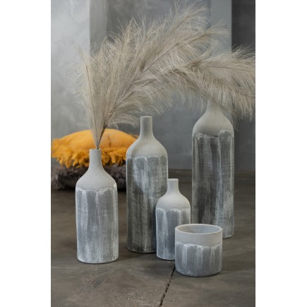 vase bord cer gris xs