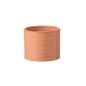 Cache-pot en céramique orange 17.5x17.5x13 cm Cache-pot en céramique orange 17.5x17.5x13 cm