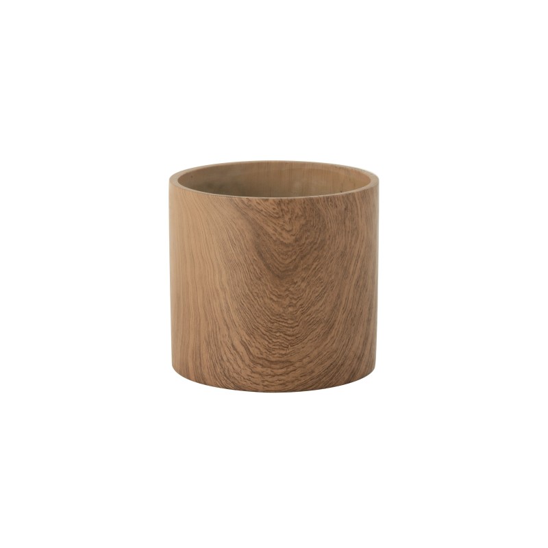 Cache-pot en céramique beige 21.5x21.5x19.5 cm Cache-pot en céramique beige 21.5x21.5x19.5 cm