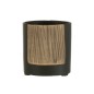 Cache-pot en céramique noir 14.5x14.5x15.5 cm