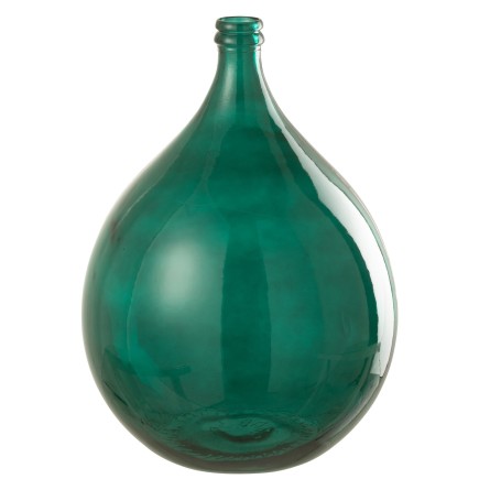 Vaso in Verre verde 40x40x56cm
