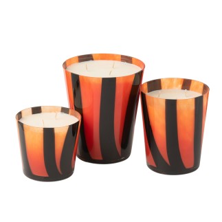Vela perfumada multicolorida 17,5 x 17,5 x 20 cm