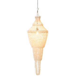 Abat-jour en coquillage naturel 51x51x176 cm