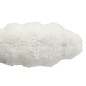 Cuscino quadrato in poliestere bianco 45x45x18 cm Cuscino quadrato in poliestere bianco 45x45x18 cm