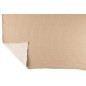 Plaid con bordi sfrangiati in poliestere beige 180x130cm Plaid con bordi sfrangiati in poliestere beige 180x130cm