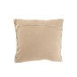 Cuscino quadrato in cotone beige 50x50x12 cm Cuscino quadrato in cotone beige 50x50x12 cm