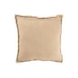 Cuscino quadrato, bordi sfrangiati, poliestere beige 50x50x12 cm Cuscino quadrato, bordi sfrangiati, poliestere beige 50x50x12 cm
