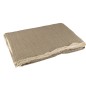 Plaid con bordi sfrangiati in poliestere grigio 180x130cm Plaid con bordi sfrangiati in poliestere grigio 180x130cm
