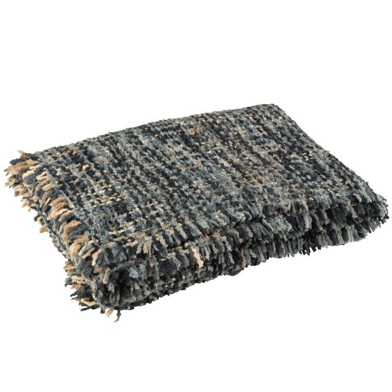 Plaid in poliestere blu 180x130cm Plaid in poliestere blu 180x130cm