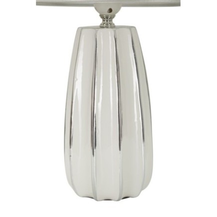 Lampe de table en céramique blanche 30x45 cm