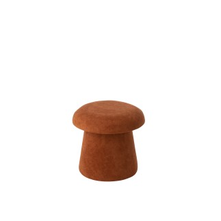 Tabouret champignon en bois marron 40x40x37.5 cm