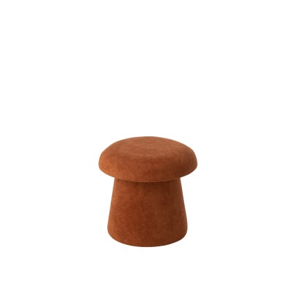 Tabouret champignon en bois marron 40x40x37.5 cm