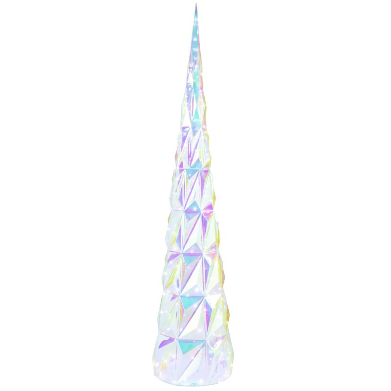Arbre à led en plastique irisé 40x40x178 cm Arbre à led en plastique irisé 40x40x178 cm