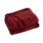 Plaid en polyester rouge 180x130 cm Plaid en polyester rouge 180x130 cm