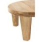 Table de salon en bois manguier naturel 80x80x34 cm Table de salon en bois manguier naturel 80x80x34 cm