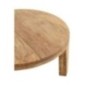 Table de salon en bois manguier naturel 80x80x34 cm Table de salon en bois manguier naturel 80x80x34 cm