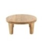 Table de salon en bois manguier naturel 80x80x34 cm Table de salon en bois manguier naturel 80x80x34 cm