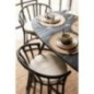 Chaise coussin en rotin noir 60x61x70 cm Chaise coussin en rotin noir 60x61x70 cm