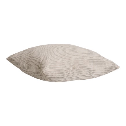 Coussin en polyester beige 45x45 cm