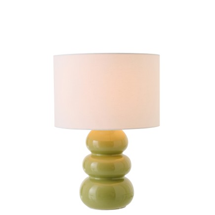Lampe de table en céramique vert 33x33x48 cm