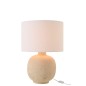 Lampe de table en céramique beige 38x38x57 cm Lampe de table en céramique beige 38x38x57 cm