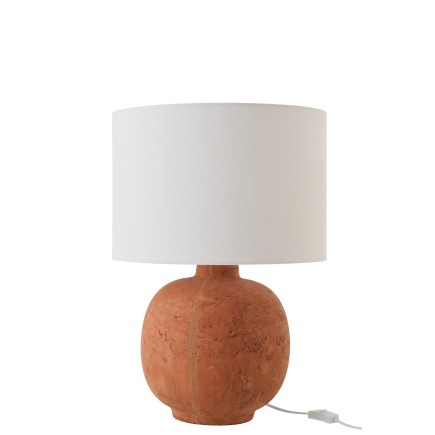 Lampe de table en céramique marron 38x38x57 cm