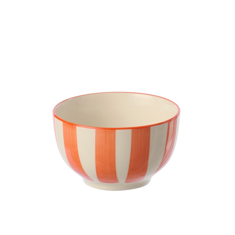 Bol en céramique orange 14x14x8.4 cm Bol en céramique orange 14x14x8.4 cm