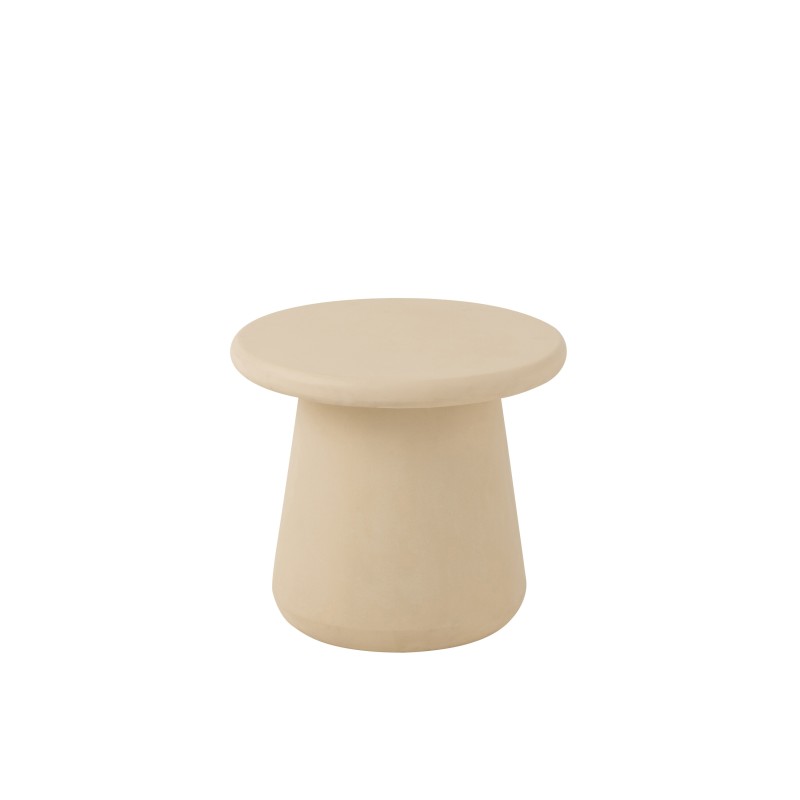 Table basse en bois contreplaqué beige 51x51x46 cm
