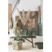 Vase bouteille en verre vert 21x21x101 cm Vase bouteille en verre vert 21x21x101 cm