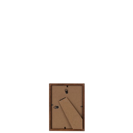 Marco de foto de madera marrón 15x2x20 cm