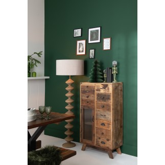 Cadre photo en bois marron 15x2x20 cm